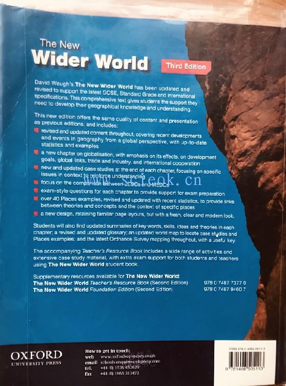 The New Wider World 3rd Edition David Waugh  -- Oxford 二手英文教材 第5张