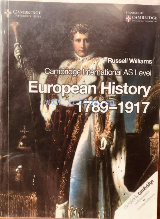 Cambridge International AS Level European History 1789-1917 影印本  二手英文教材 第1张